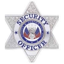 SECURITY OFFICER - Traditional - 6 pt Star Badge